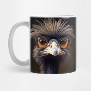 Ostrich with glasses 0.4 Mug